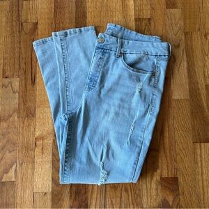 Seven7 Women's High Rise Jeans - Light Blue